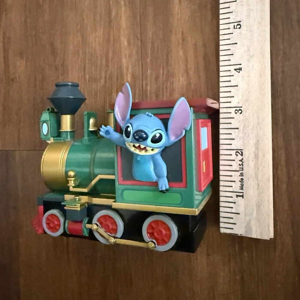 Disney Parks Stitch Train Pullback Toy Pull Back Car Railroad Vehicle Souvenir
